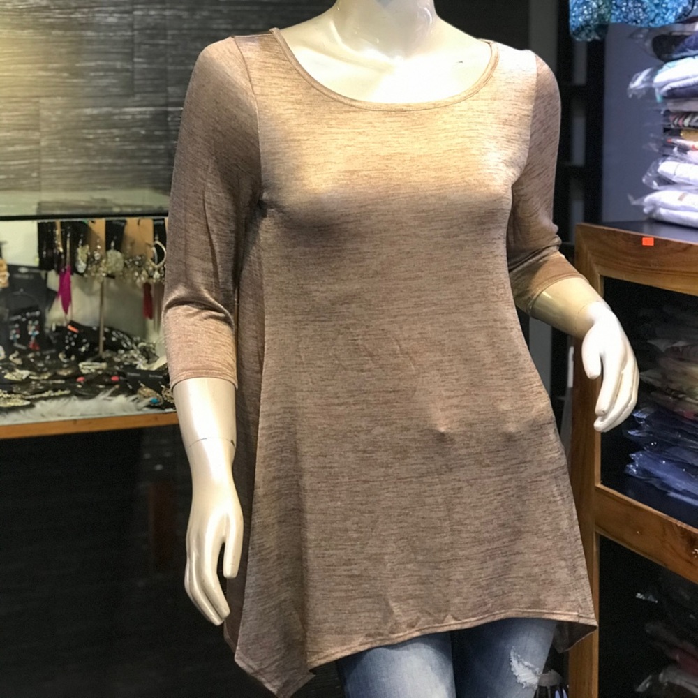 Asymmetric Gold Shine Top-New✨ - Picture 3 of 3